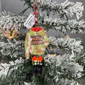 Christmas Ornament- “Hunting Is My Favorite Season.” Christmas Ornament